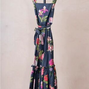 Caracara Julietta dress in evening blue - new with tags